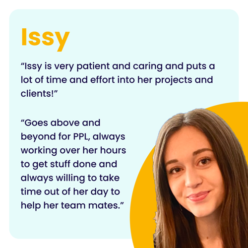 Issy's feedback