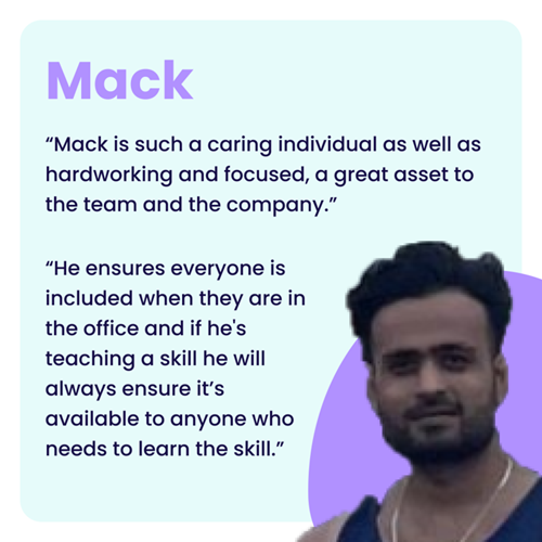 Mack's feedback